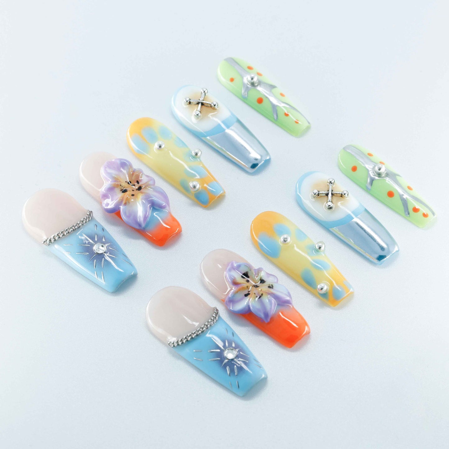 Witty Whimsical Handmade Coffin Nails 12004