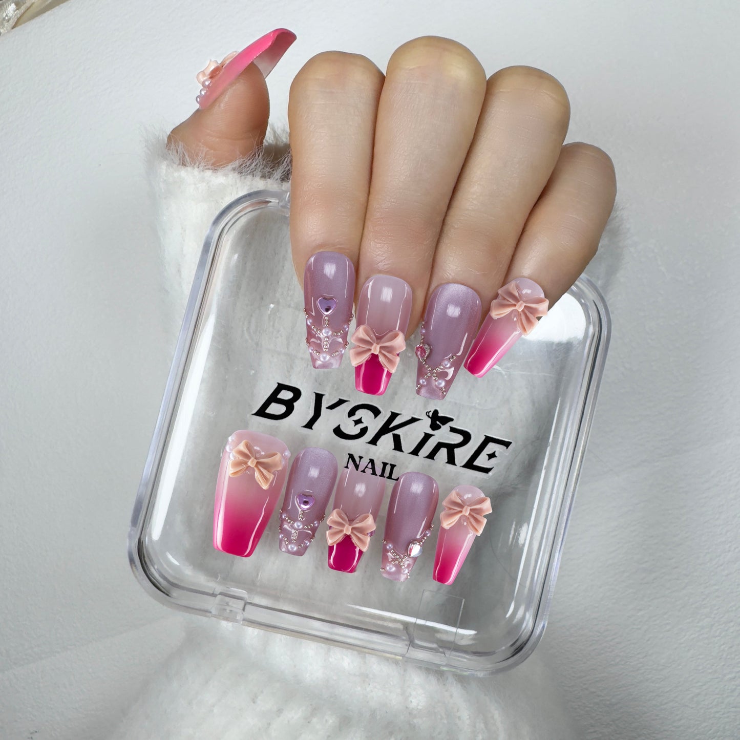 Blushing Fantasy Handmade Nails