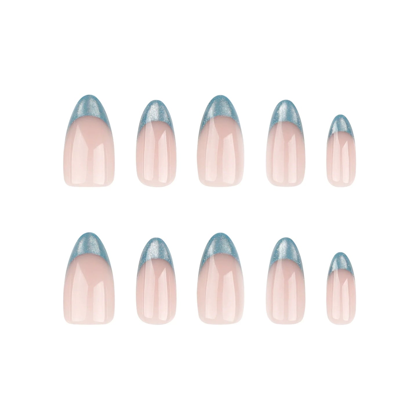 12 Sizes-24 Pcs Press On Nails JP3292