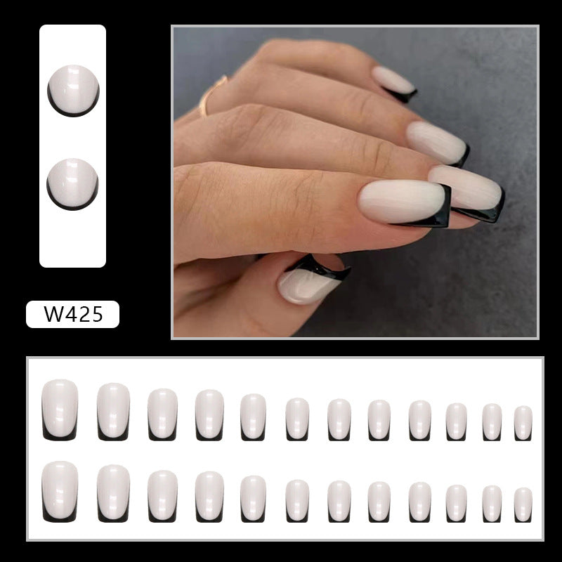 12 Sizes-24 Pcs Press On Nails W425