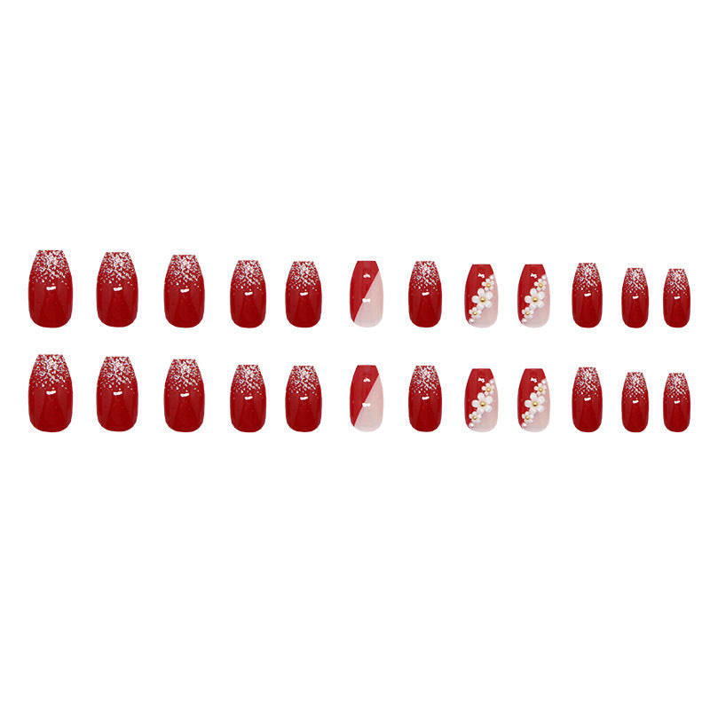 12 Sizes-24 Pcs Press On Nails Z1007