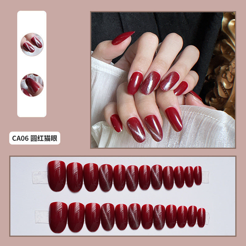 12 Sizes-24 Pcs Press On Nails CA06