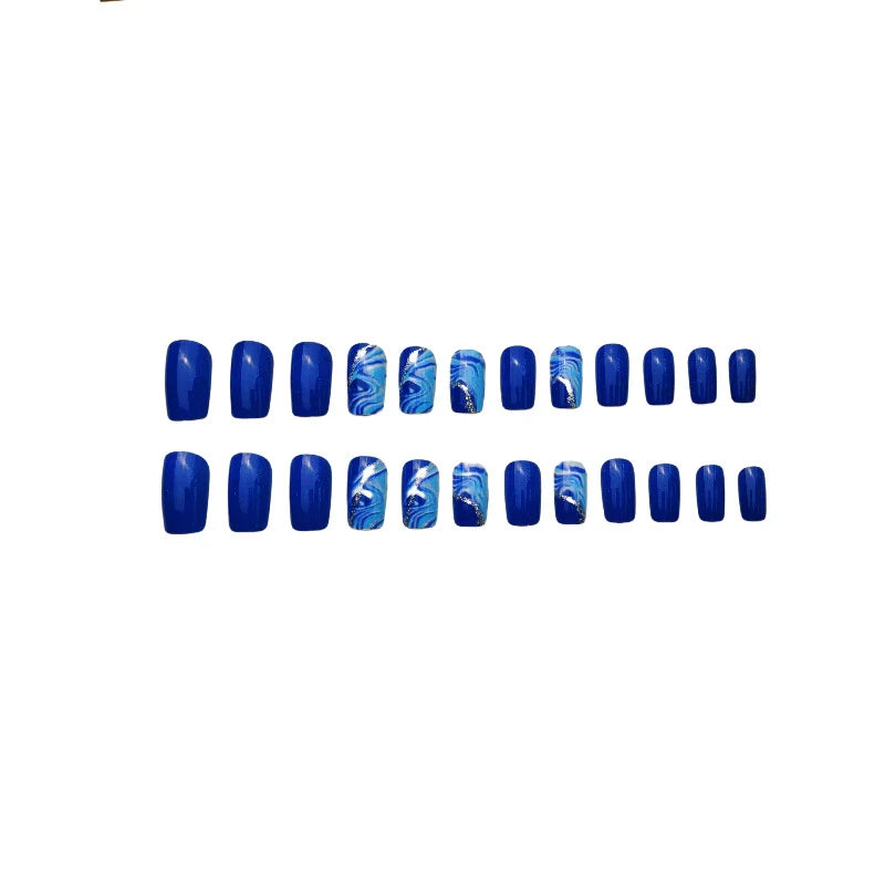 12 Sizes-24 Pcs Press On Nails Y187
