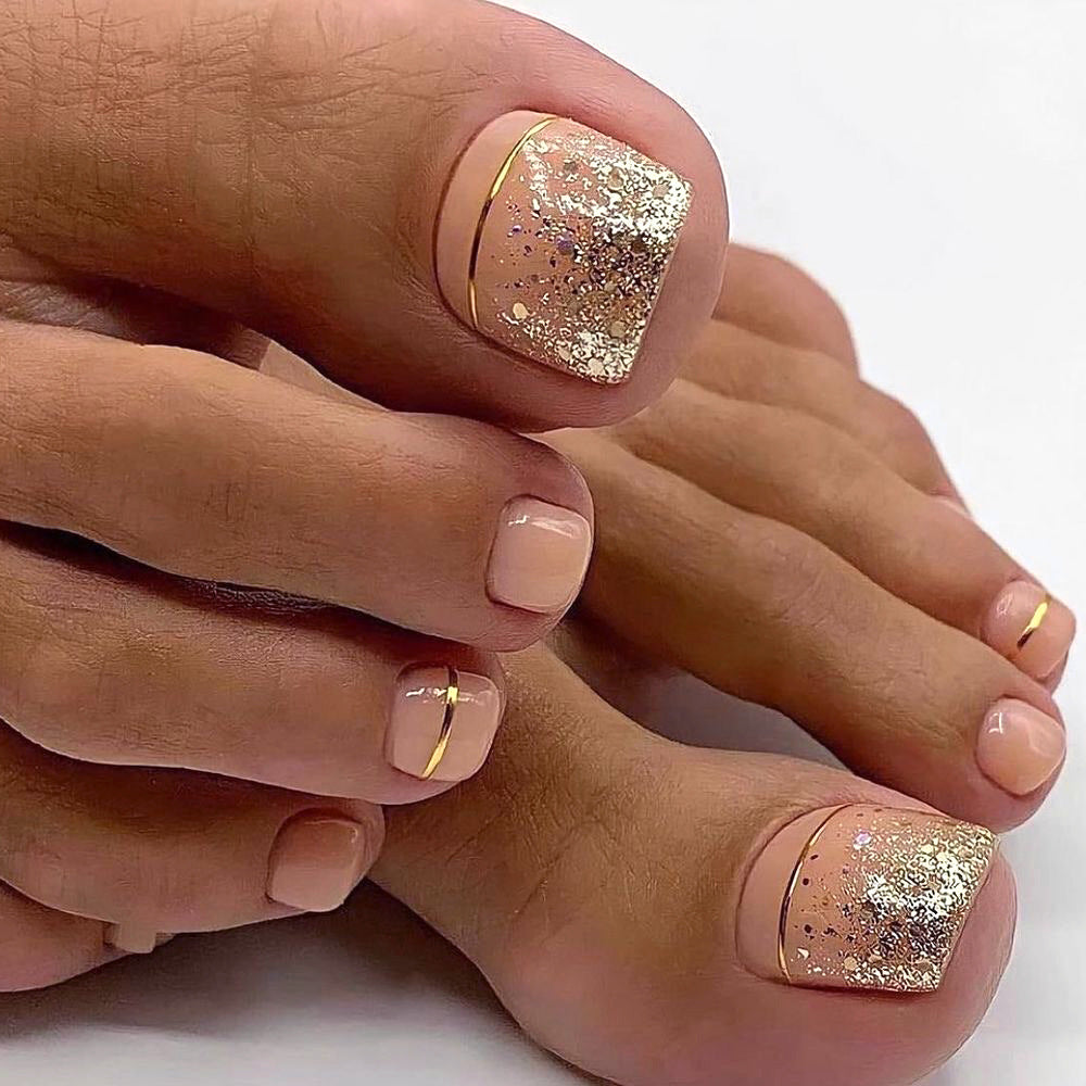 12 Sizes-24 Pcs Press On Nails JP3215