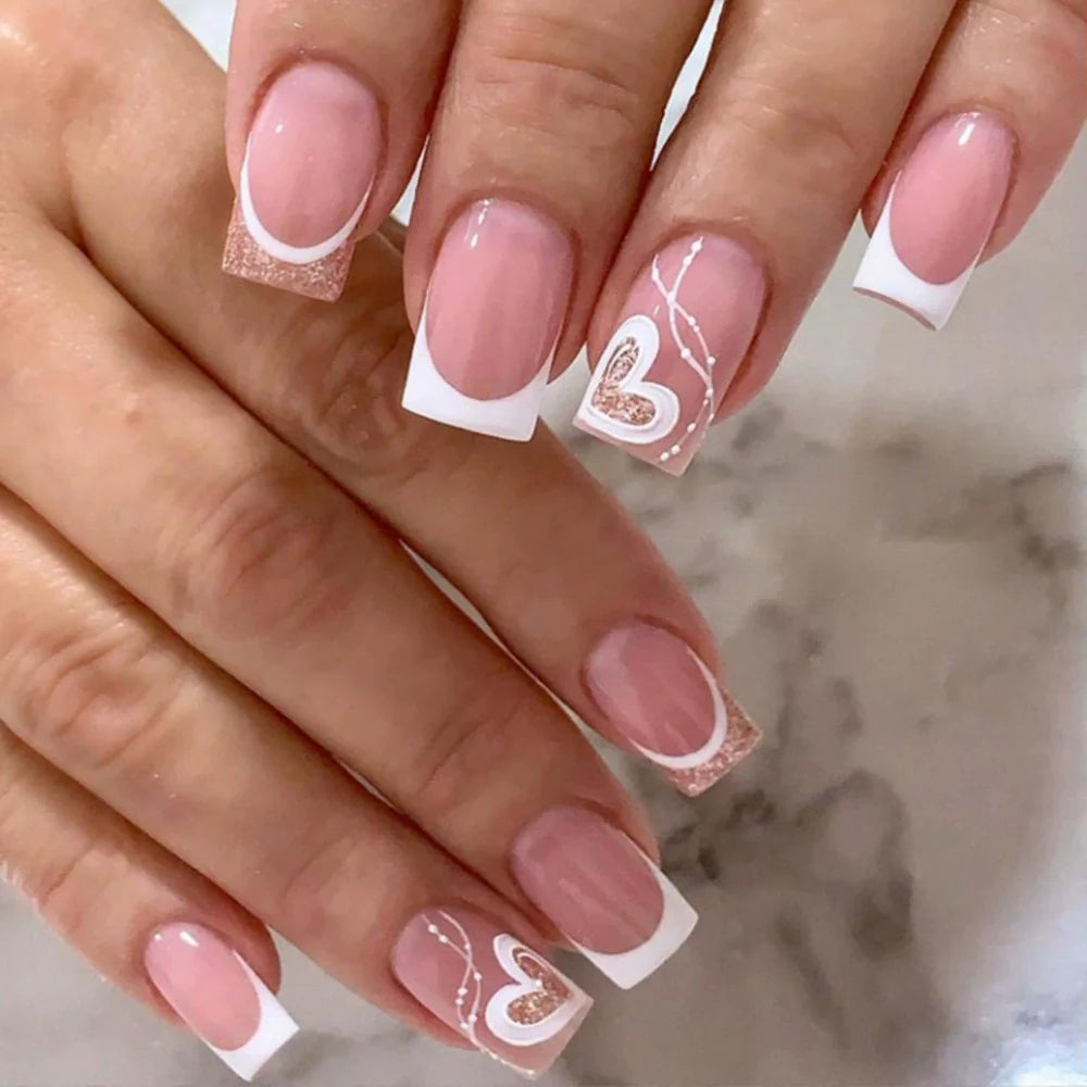 12 Sizes-24 Pcs Press On Nails DY1155-B7
