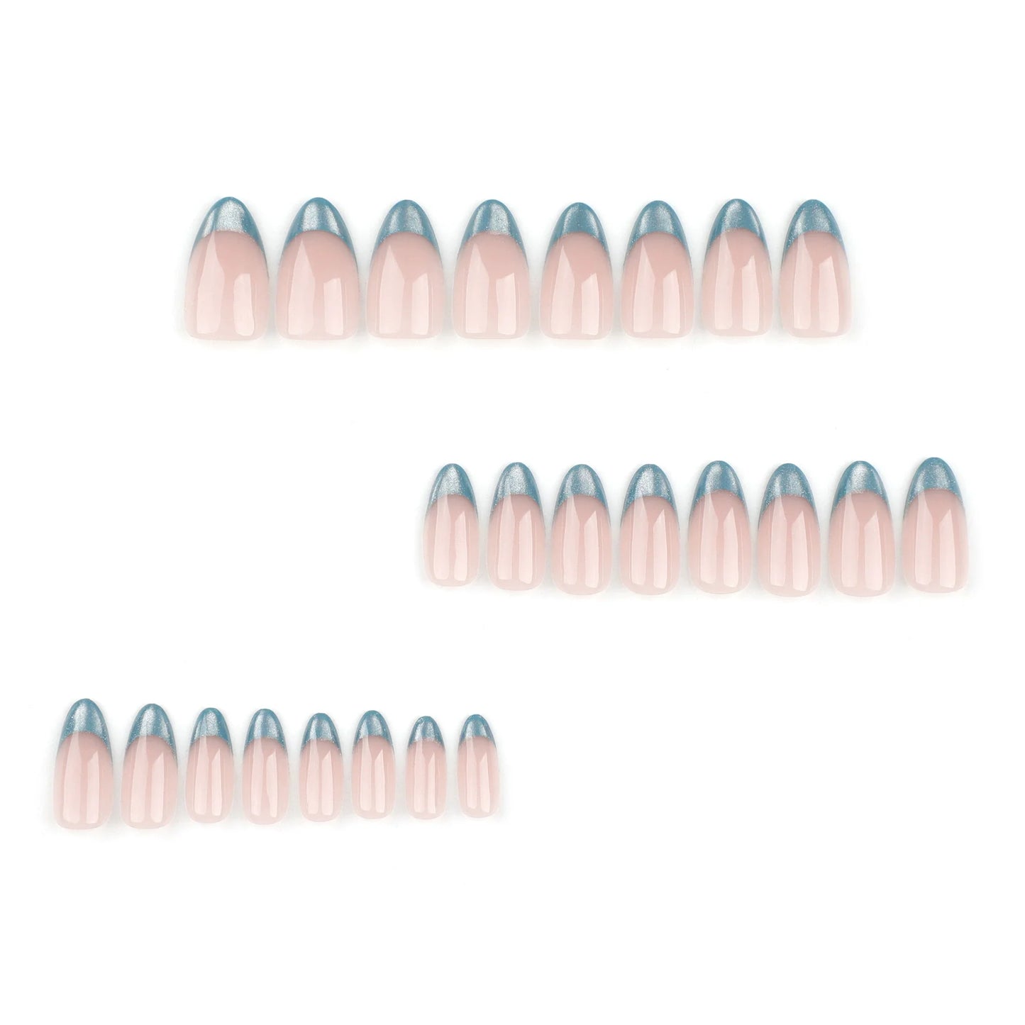 12 Sizes-24 Pcs Press On Nails JP3292