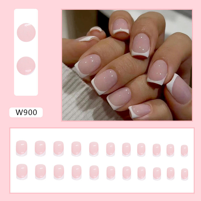 12 Sizes-24 Pcs Press On Nails Z434