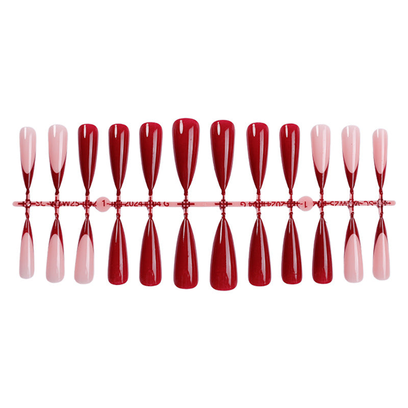 12 Sizes-24 Pcs Press On Nails XL-102-82
