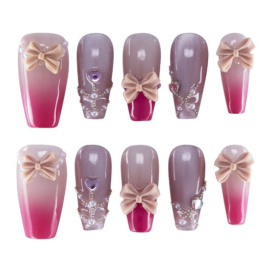 Blushing Fantasy Handmade Nails