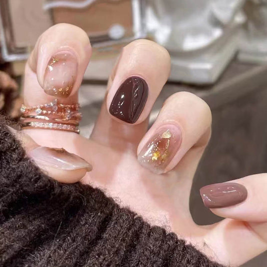 12 Sizes-24 Pcs  Press On Nails R617