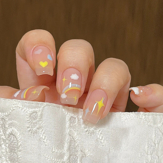 12 Sizes-24 Pcs  Press On Nails R561