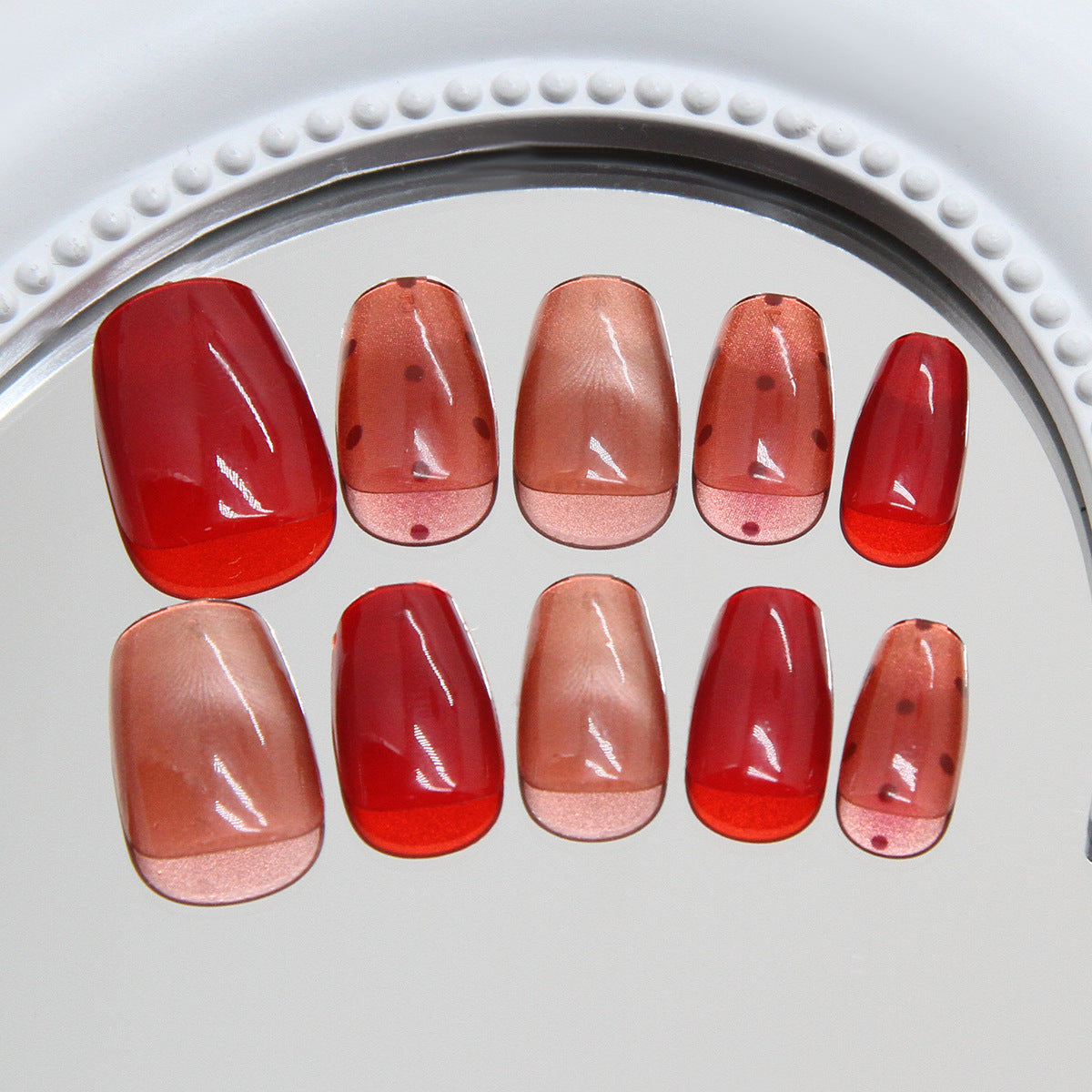 12 Sizes-24 Pcs  Press On Nails MY125