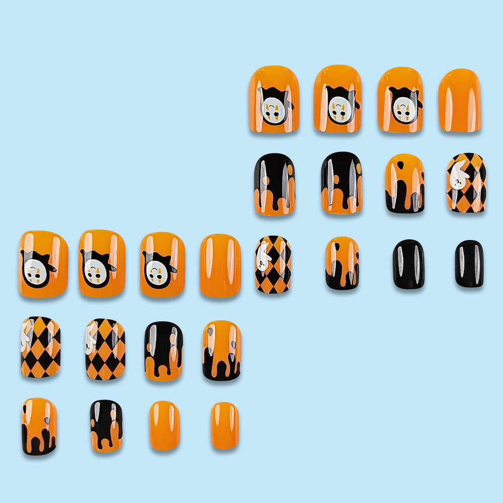 French Glossy Medium Press on Nails