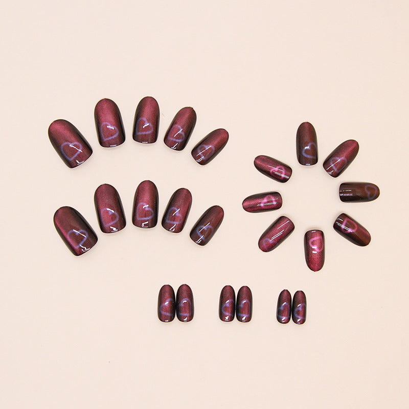 12 Sizes-24 Pcs  Press On Nails W1579