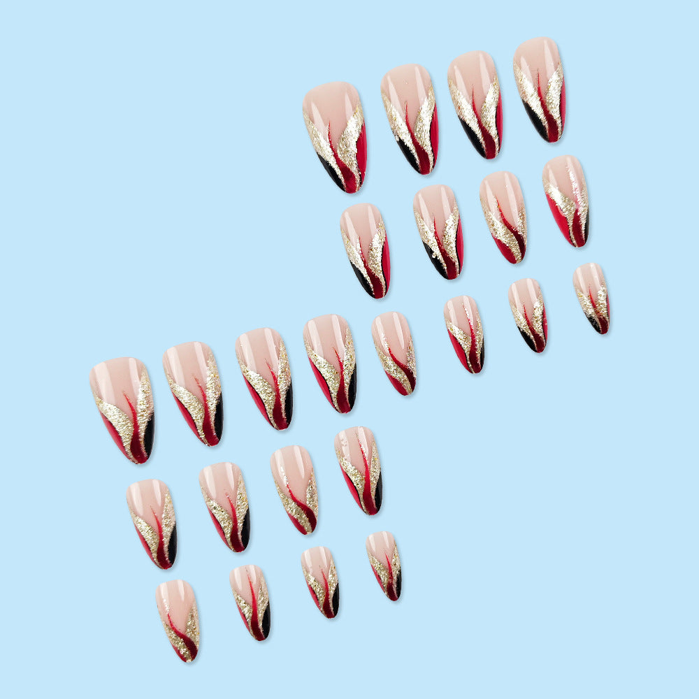 12 Sizes-24 Pcs  Press On Nails  DY1657-B7