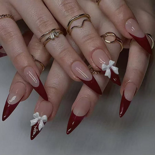 12 Sizes-24 Pcs  Press On Nails C776