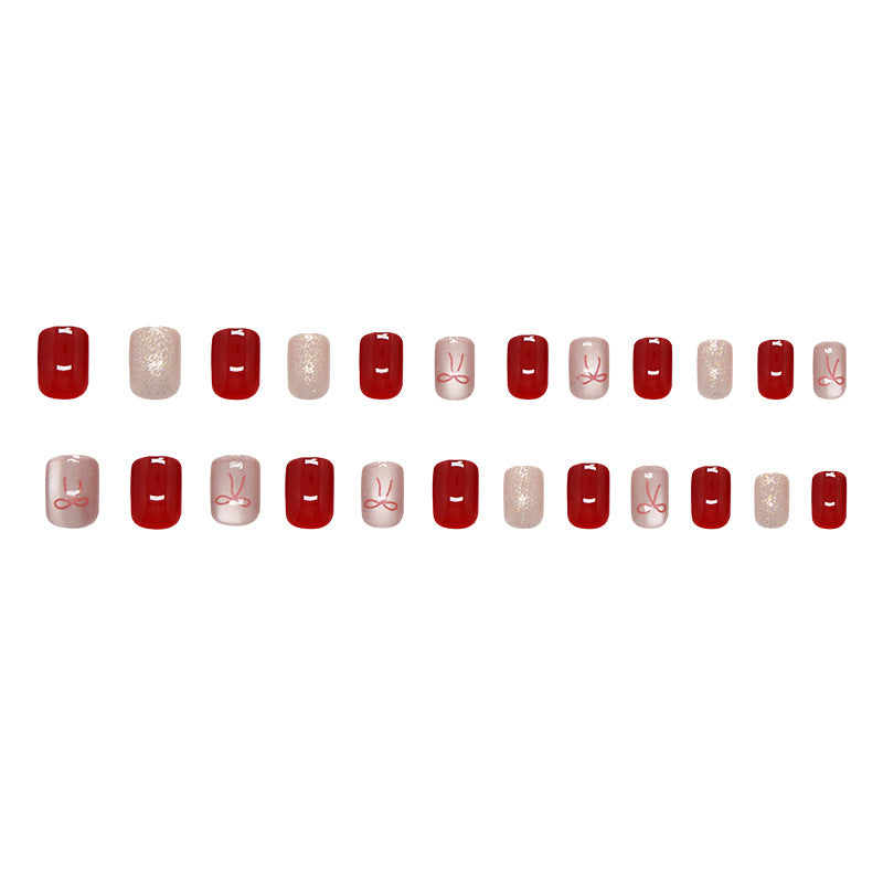 12 Sizes-24 Pcs  Press On Nails MY141