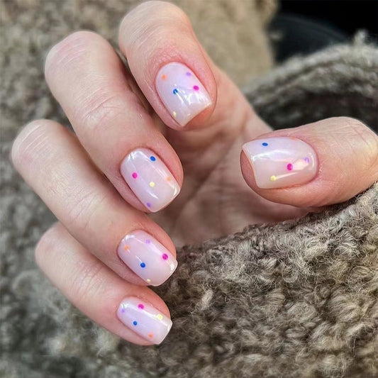 12 Sizes-24 Pcs  Press On Nails C359