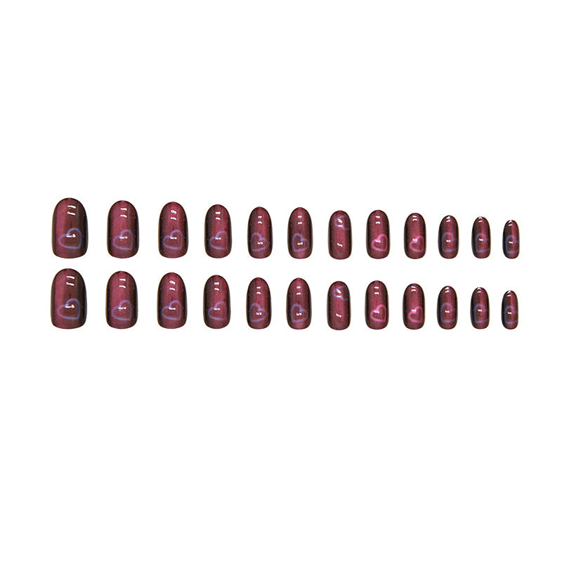 12 Sizes-24 Pcs  Press On Nails W1579