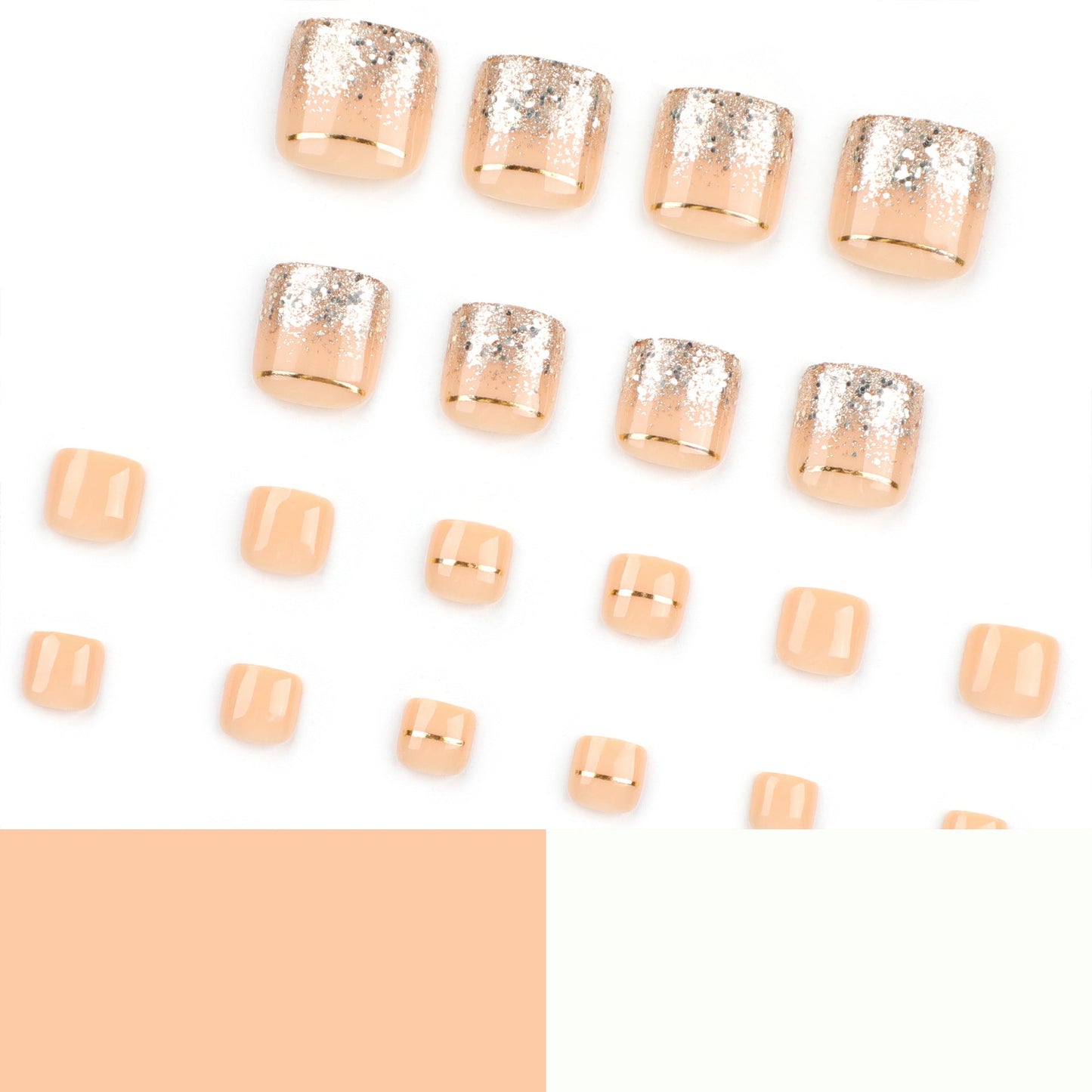 12 Sizes-24 Pcs  Press On Nails JP3215