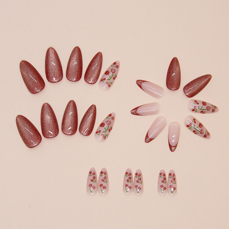 12 Sizes-24 Pcs  Press On Nails W1532
