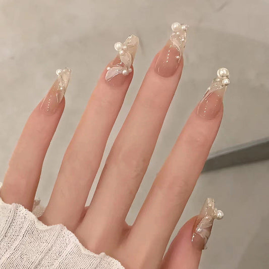12 Sizes-24 Pcs  Press On Nails  Z434