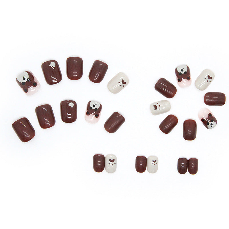 12 Sizes-24 Pcs  Press On Nails R634