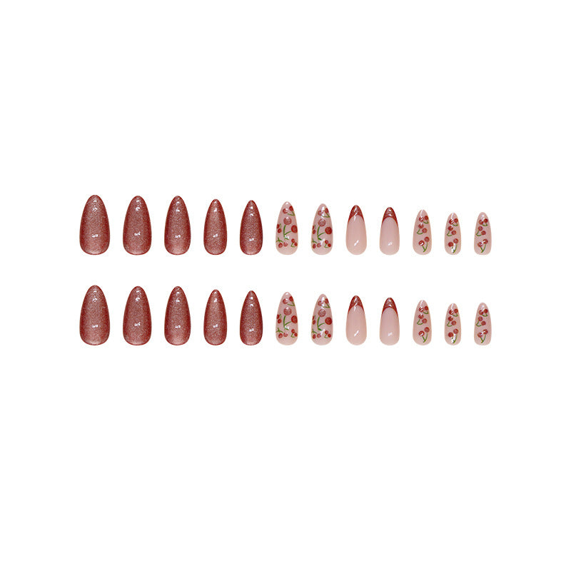 12 Sizes-24 Pcs  Press On Nails W1532