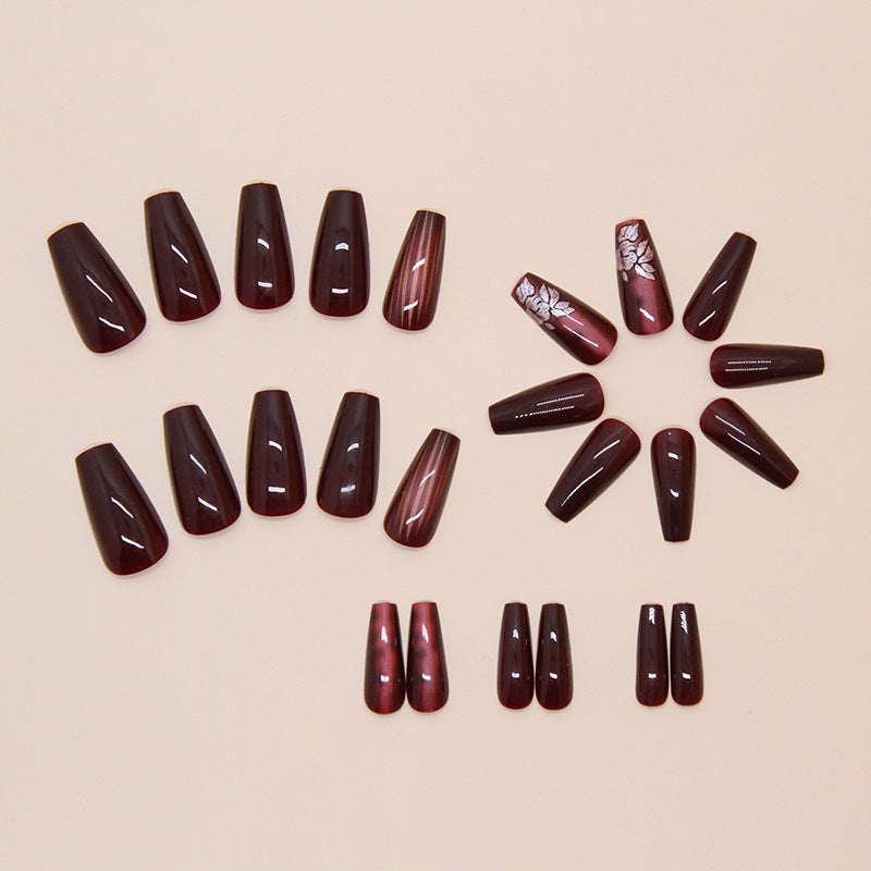 12 Sizes-24 Pcs  Press On Nails W1826