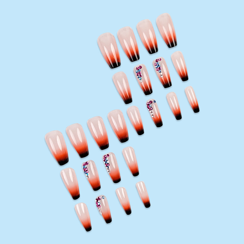 12 Sizes-24 Pcs  Press On Nails CZ462-B7