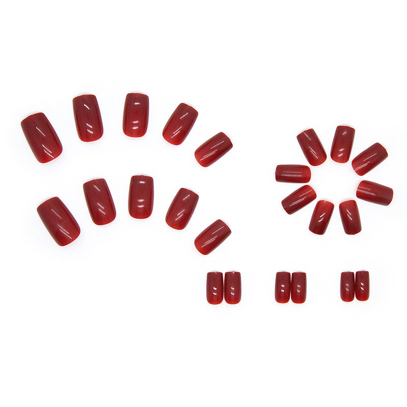 12 Sizes-24 Pcs Press On Nails CF001