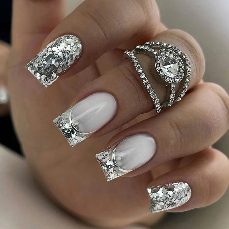 12 Sizes-24 Pcs  Press On Nails W507