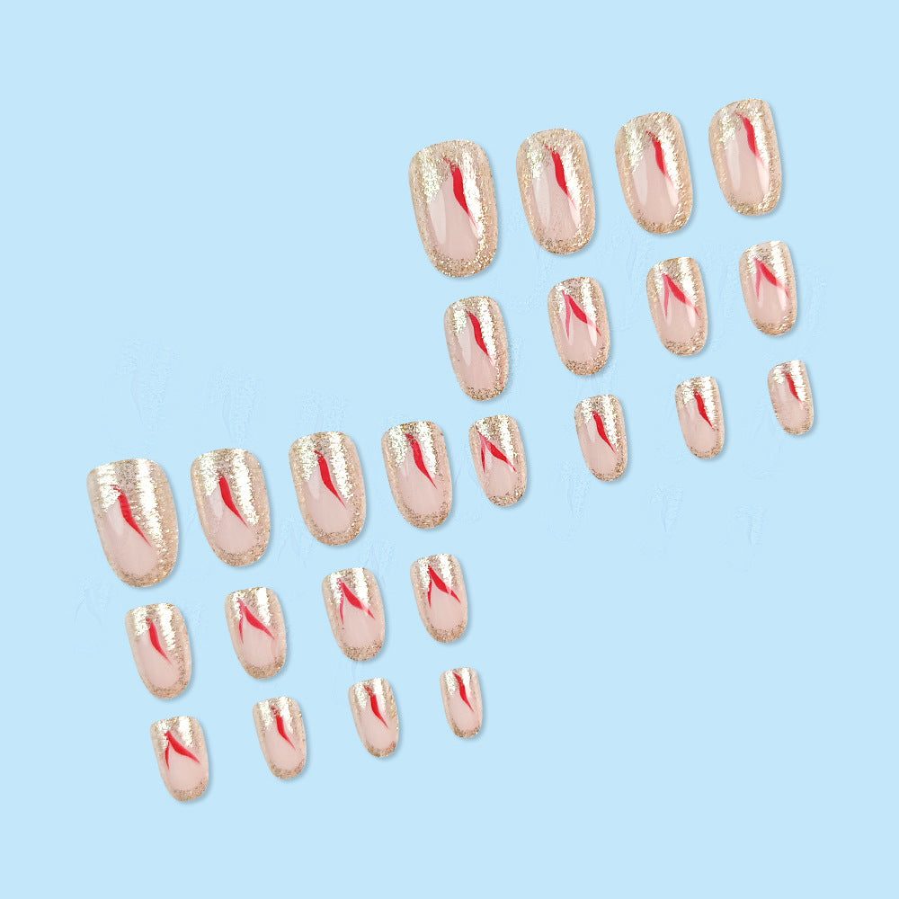 12 Sizes-24 Pcs  Press On Nails DY1660-B7