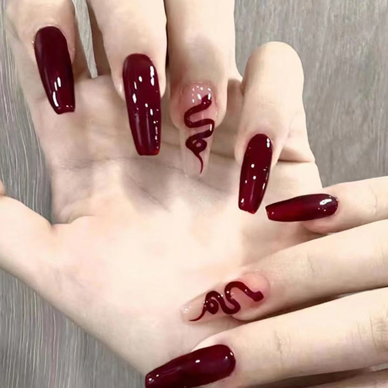12 Sizes-24 Pcs  Press On Nails W1682