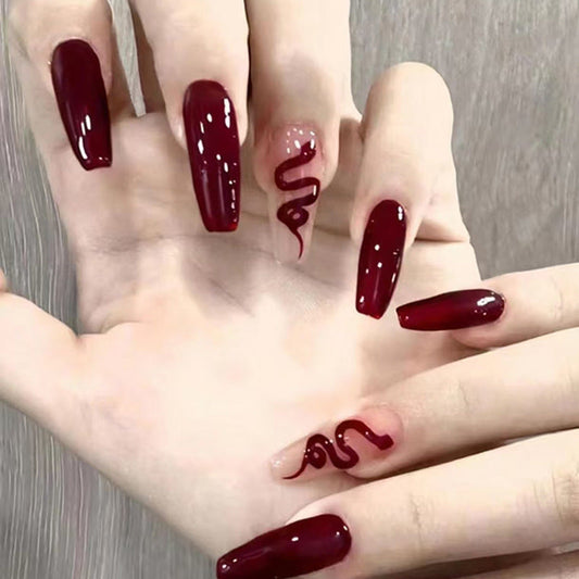 12 Sizes-24 Pcs  Press On Nails W1682