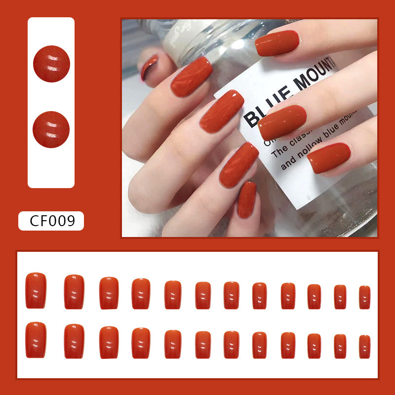 12 Sizes-24 Pcs  Press On Nails CF009