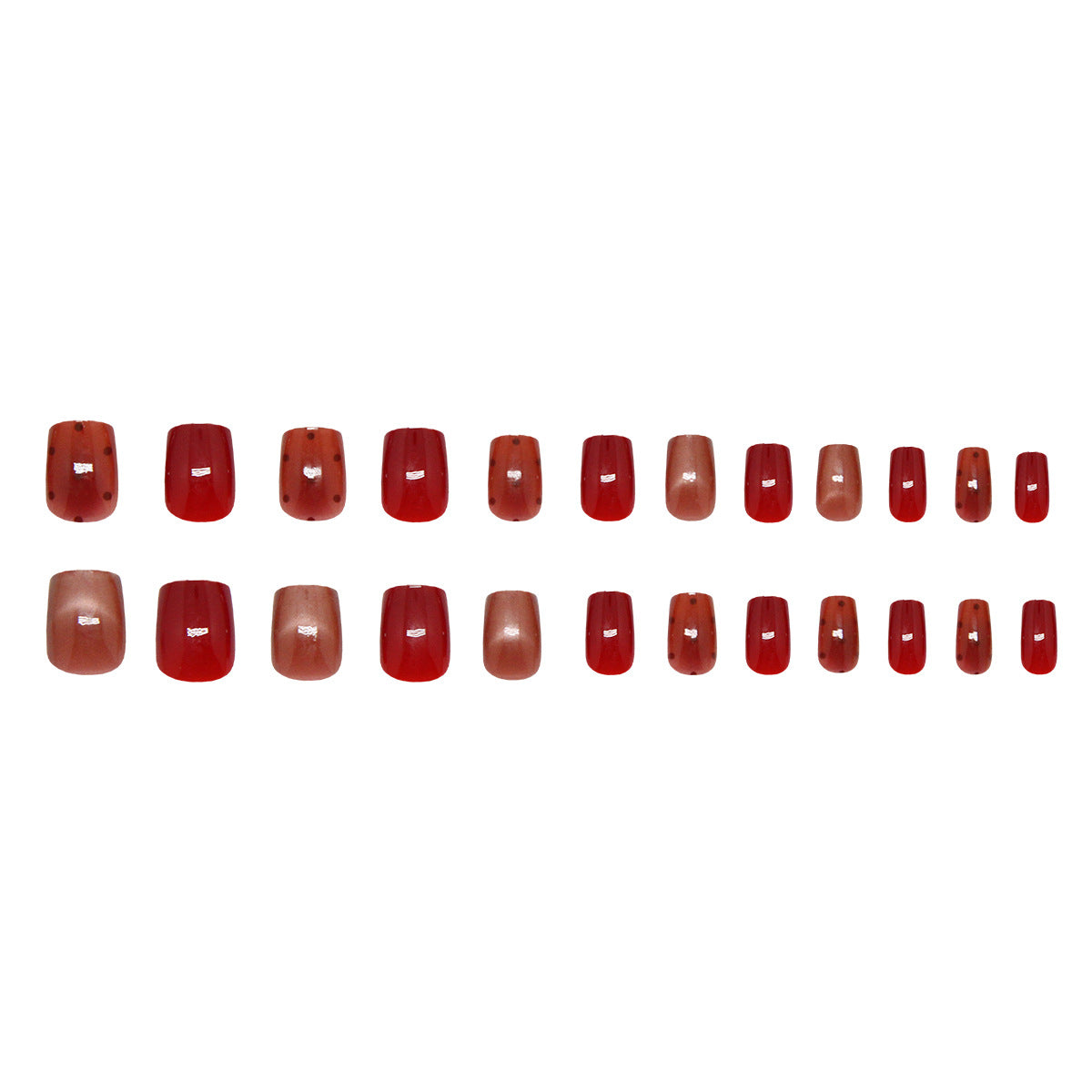 12 Sizes-24 Pcs  Press On Nails MY125