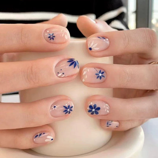 12 Sizes-24 Pcs  Press On Nails Z220