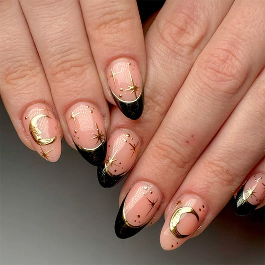 12 Sizes-24 Pcs  Press On Nails XD-109-04