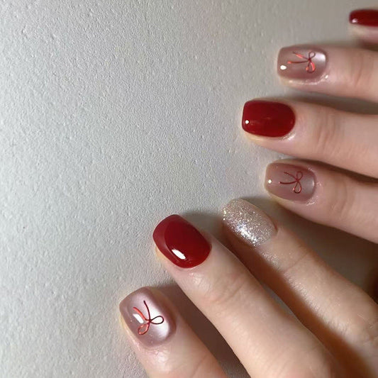 12 Sizes-24 Pcs  Press On Nails MY141