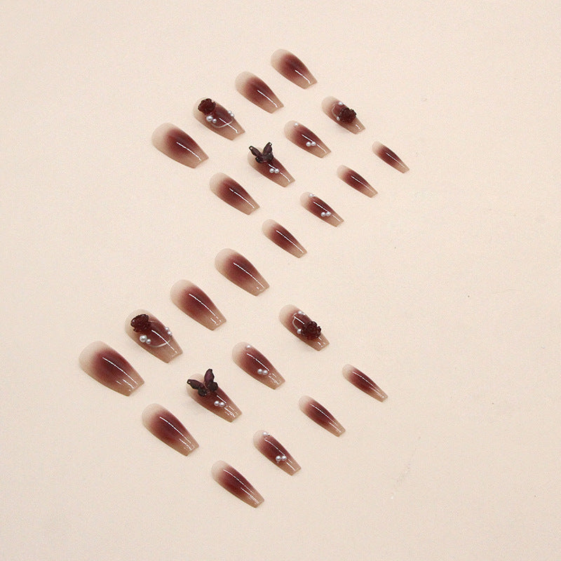 12 Sizes-24 Pcs  Press On Nails Z605