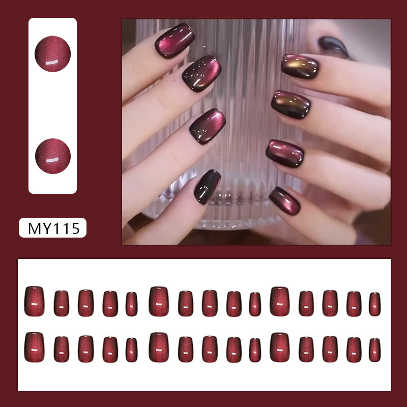 12 Sizes-24 Pcs  Press On Nails MY115