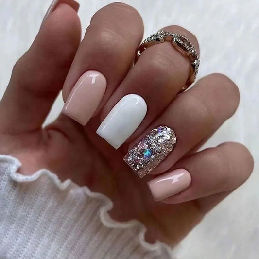 12 Sizes-24 Pcs  Press On Nails DY686