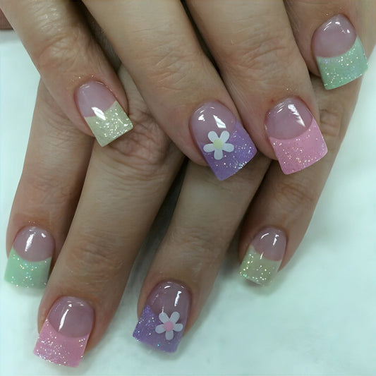 12 Sizes-24 Pcs  Press On Nails YS538