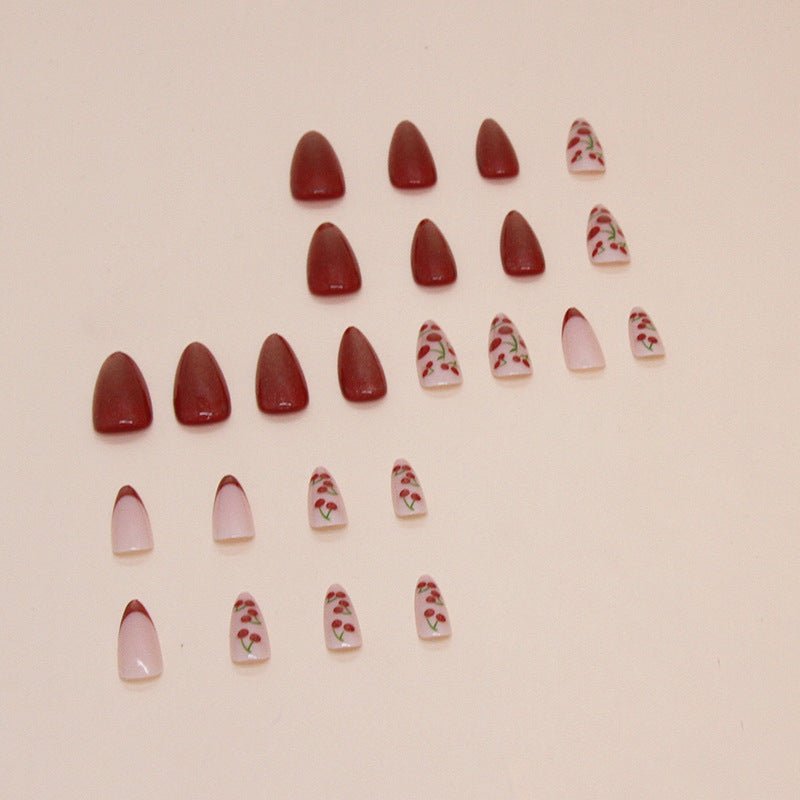 12 Sizes-24 Pcs  Press On Nails W1532