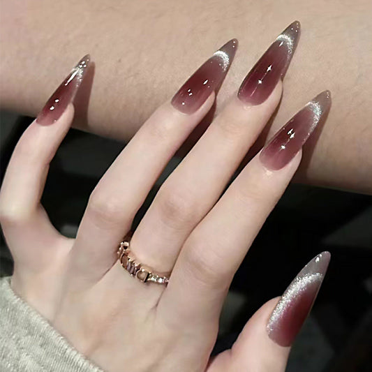 12 Sizes-24 Pcs  Press On Nails MY074