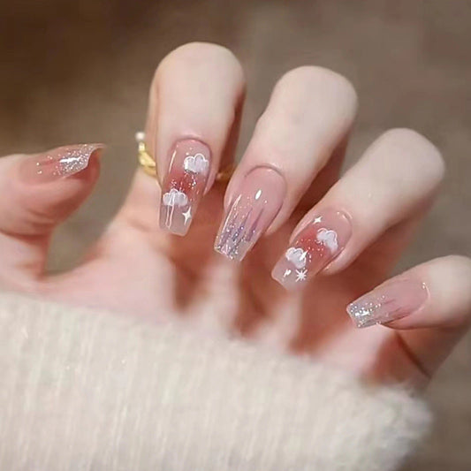 12 Sizes-24 Pcs  Press On Nails R416