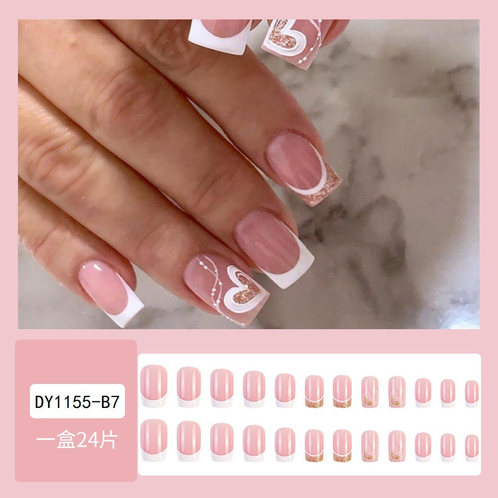 12 Sizes-24 Pcs  Press On Nails DY1155-B7