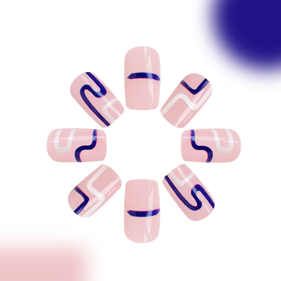 12 Sizes-24 Pcs  Press On Nails C406