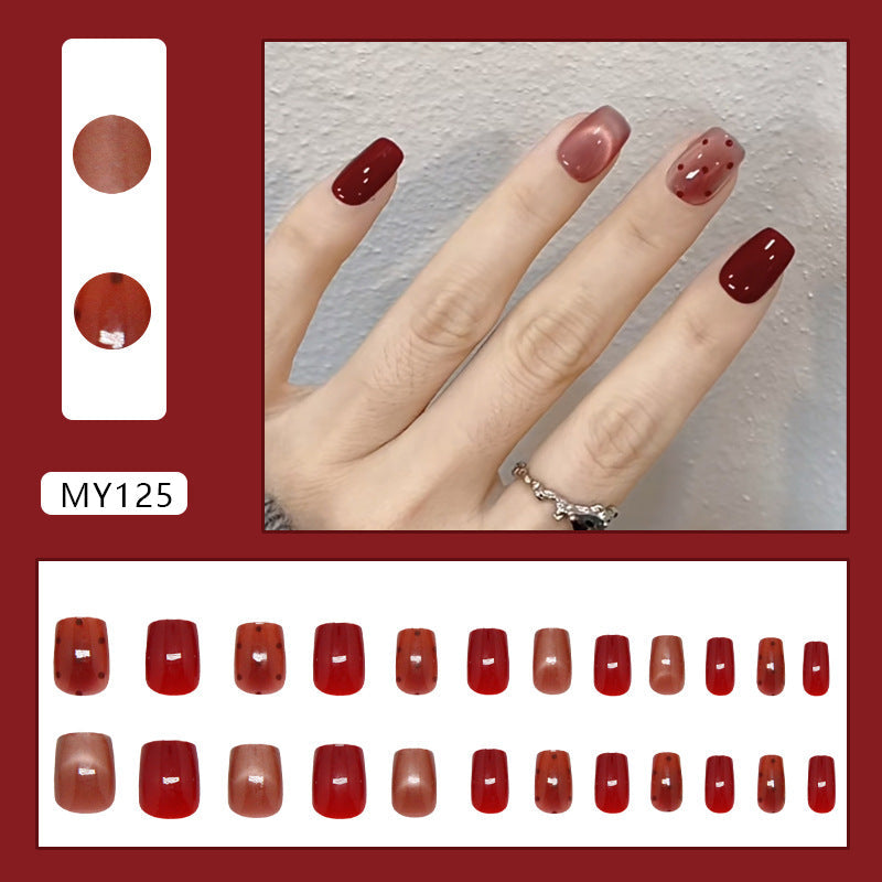 12 Sizes-24 Pcs  Press On Nails MY125